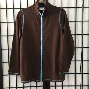 Quacker Factory Embellished Zip Up